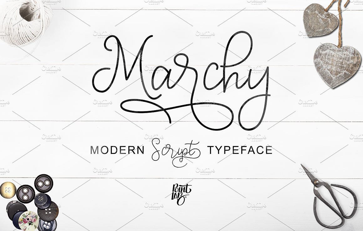 Marchy Script Font