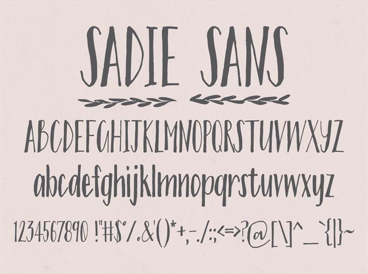 Sadie Sans Font