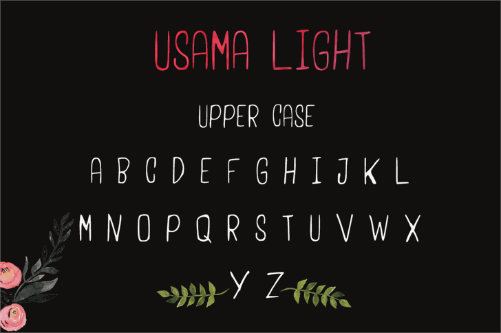 UsamaLight Font