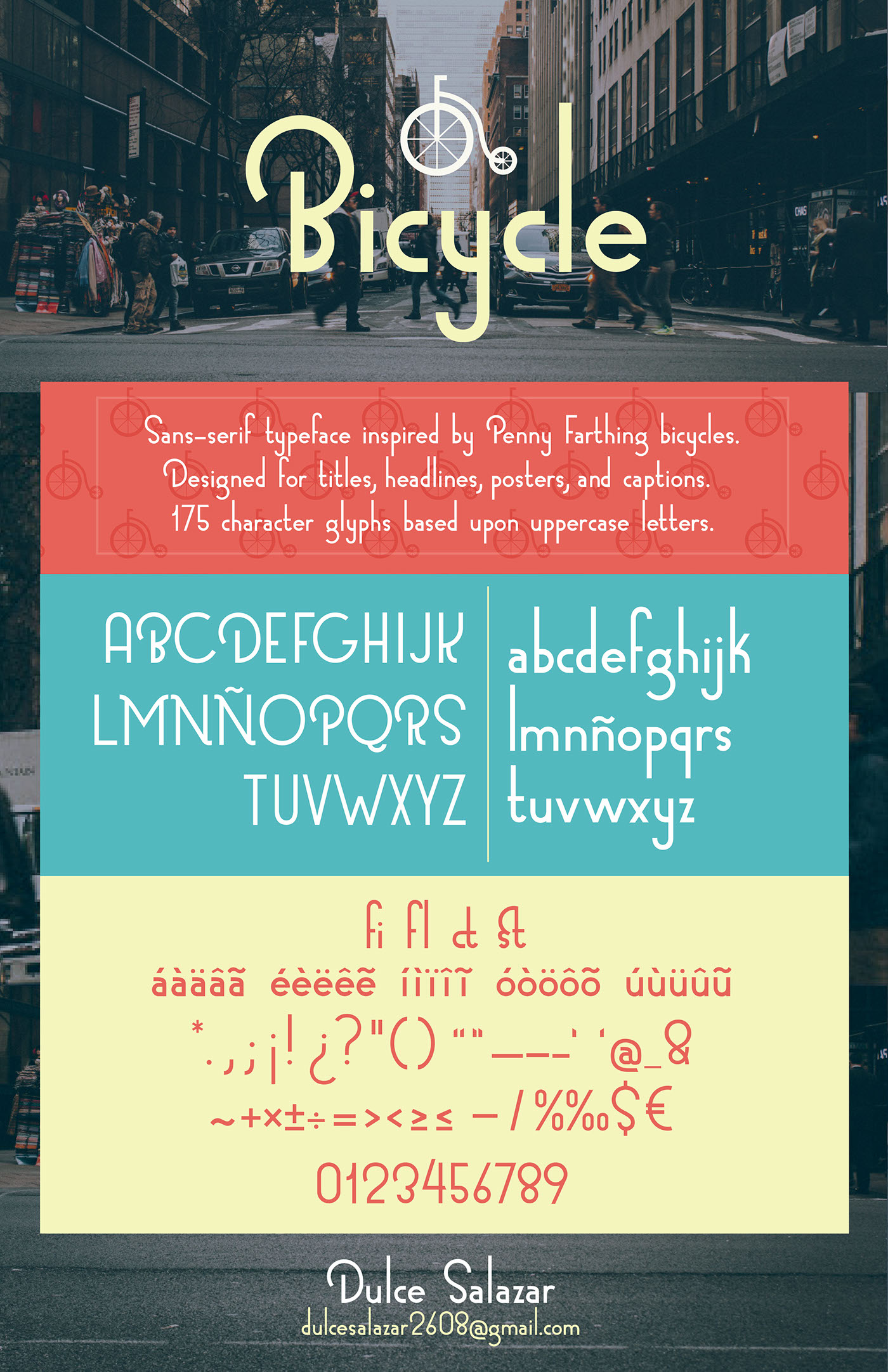 Bicycle Typeface