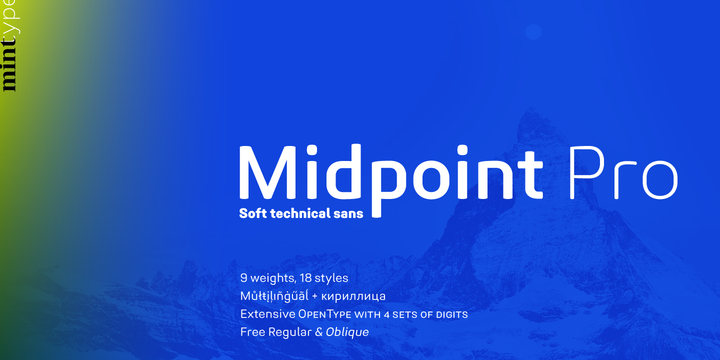 Midpoint Pro Font Family