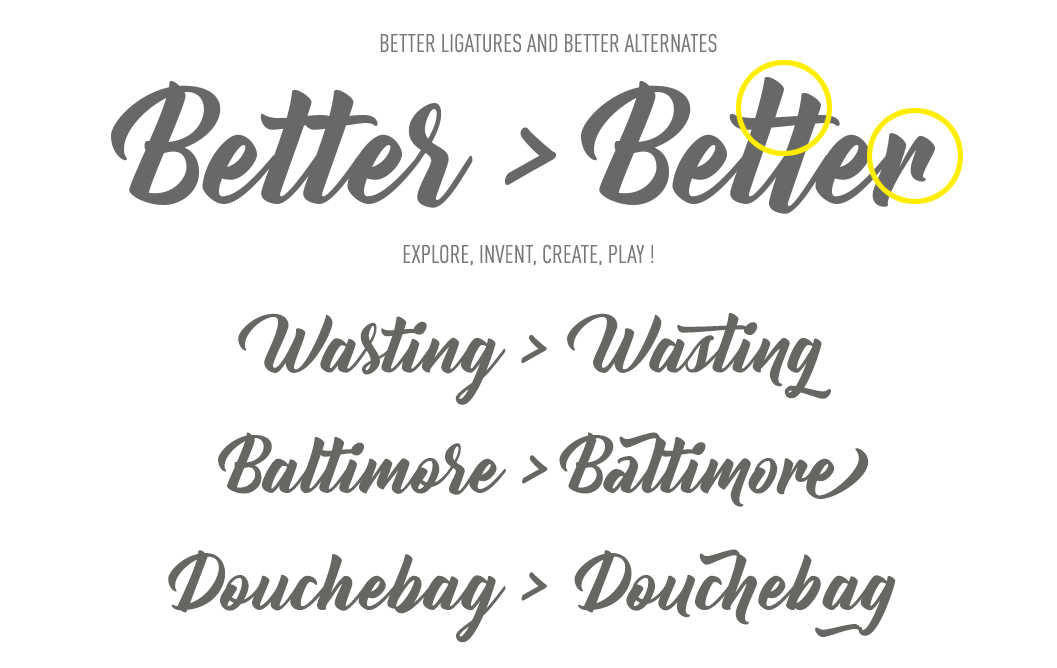 Bernadette Rough Font