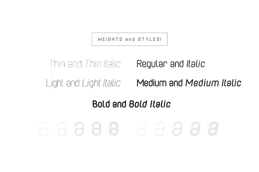 Cabo Rounded Font Family