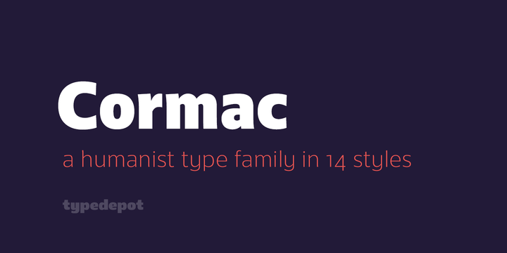 Cormac Font Family