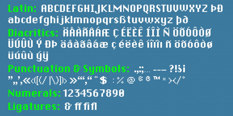 DePixel Font Family