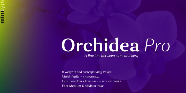 Orchidea Pro Font Family