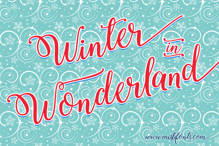 Winter Calligraphy Font