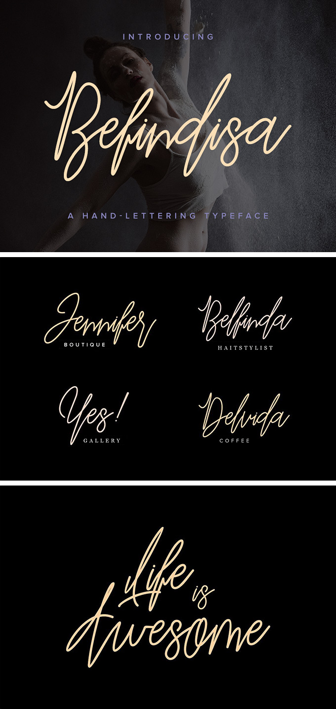 Befindisa Script Font