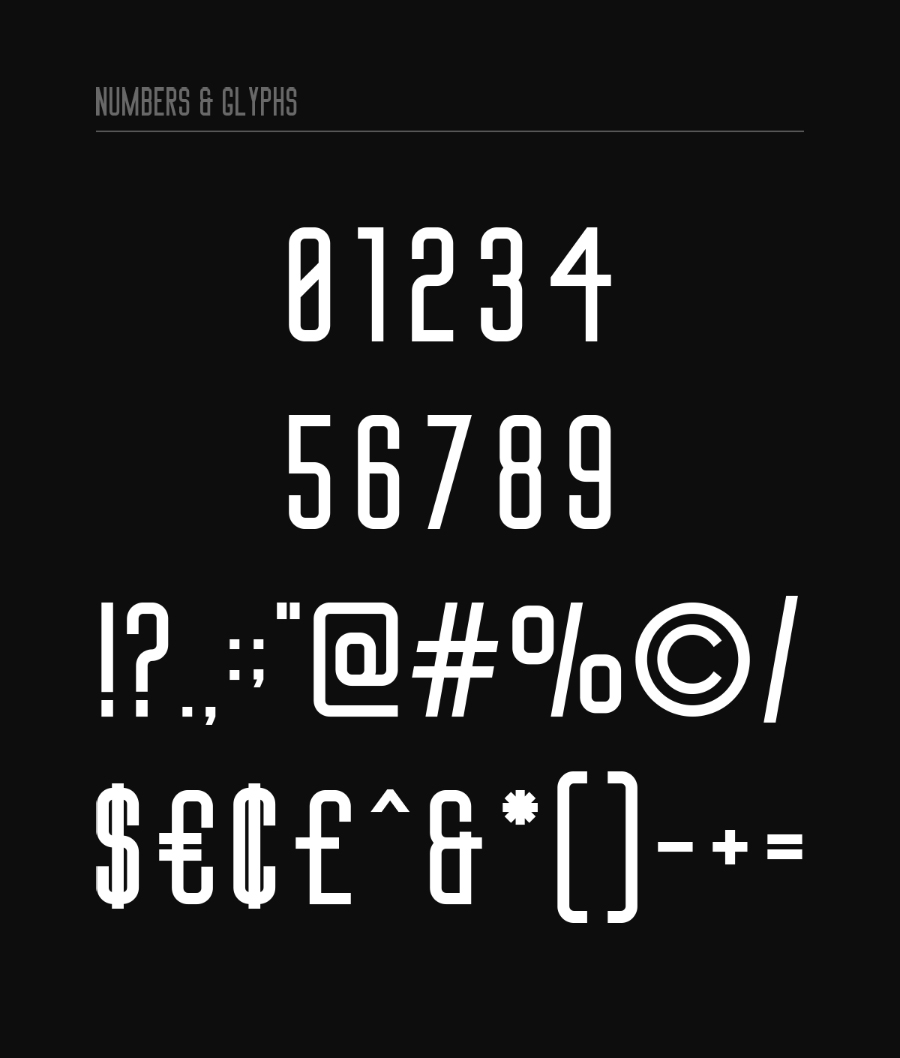 Big Stem Font Family