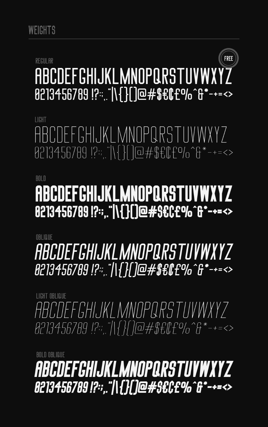 Big Stem Font Family