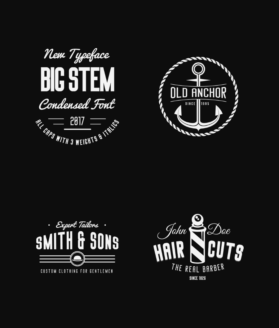 Big Stem Font Family