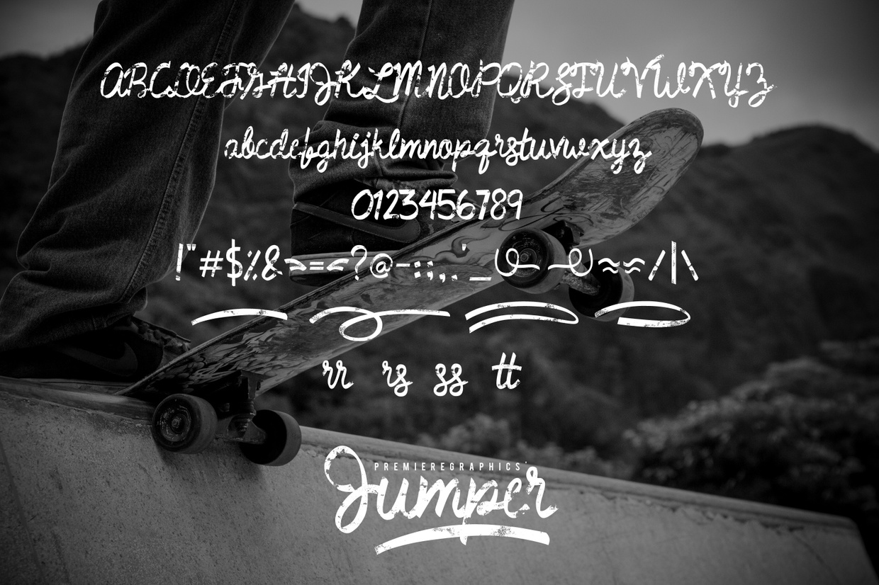 Jumper Handwritten Font