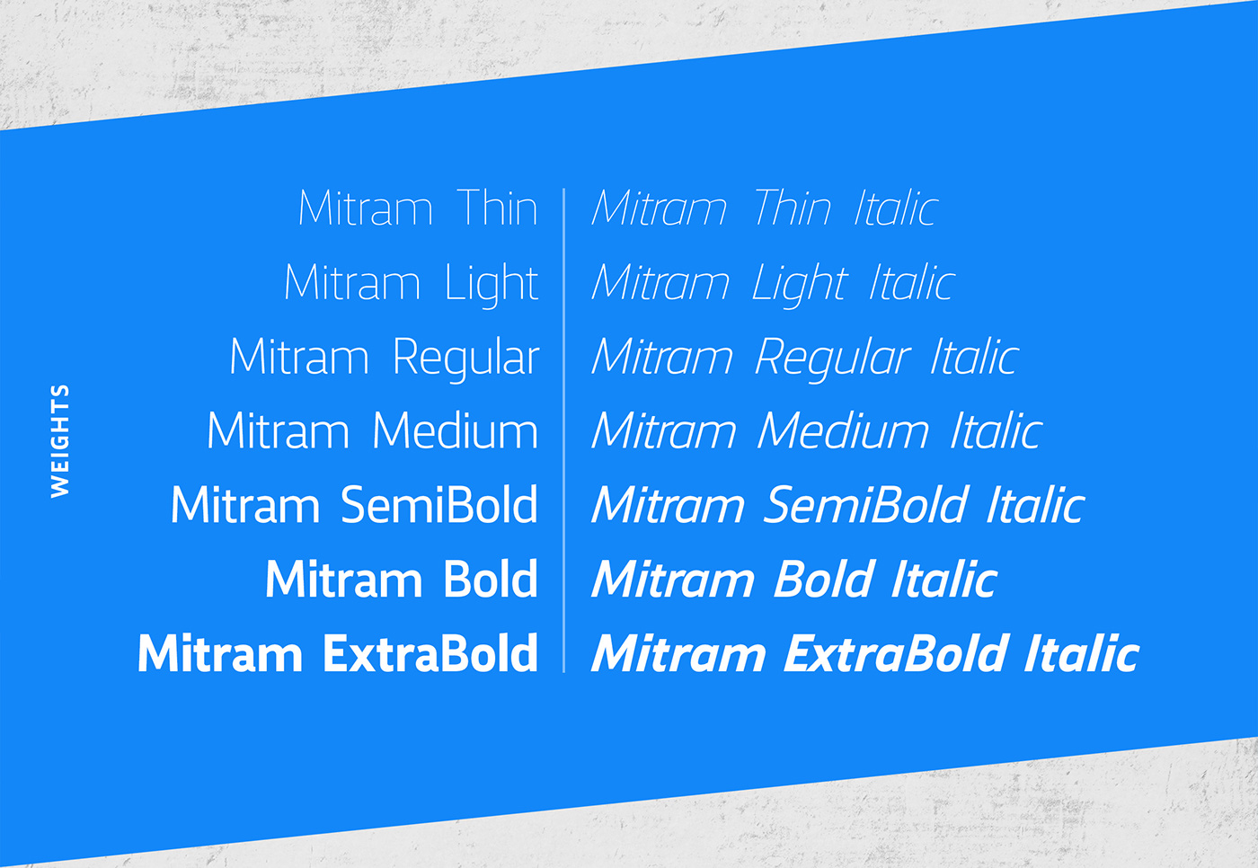 Mitram Typeface
