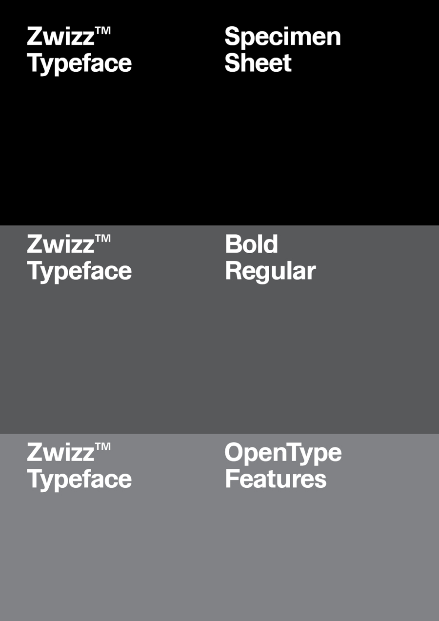 Zwizz™ Typeface