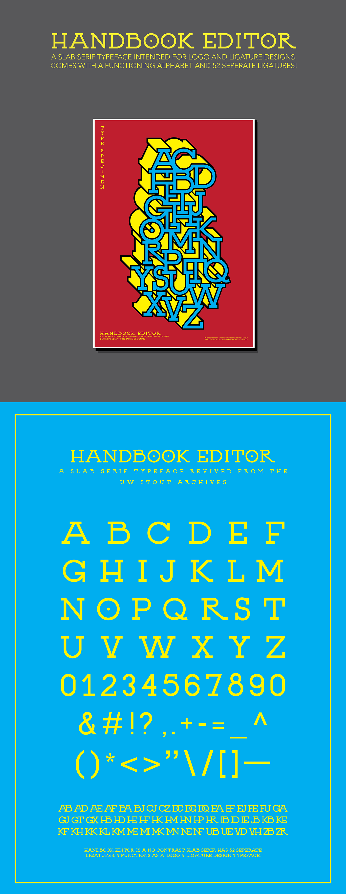 Handbook Editor Typeface