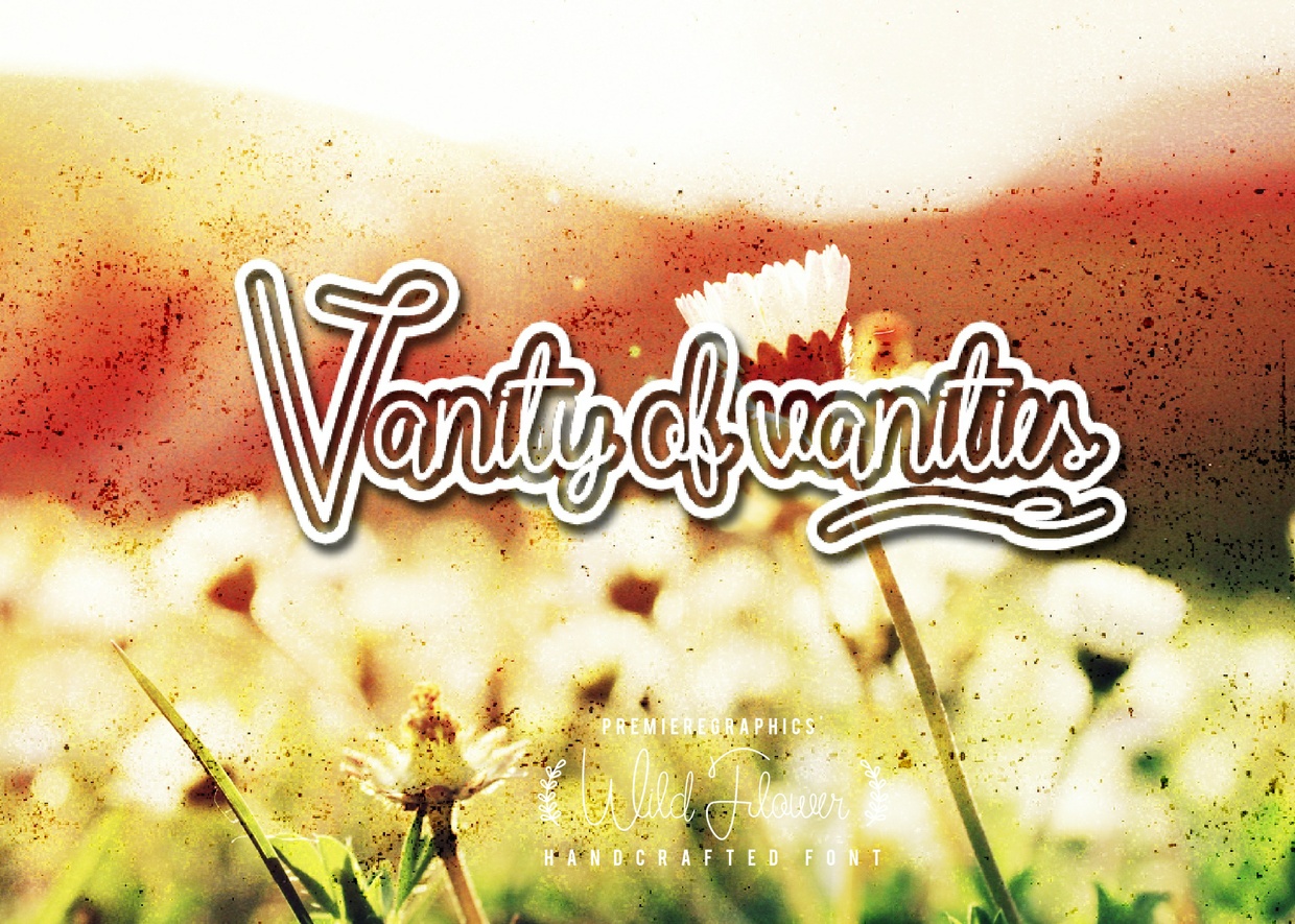 Wild Flower Script Font