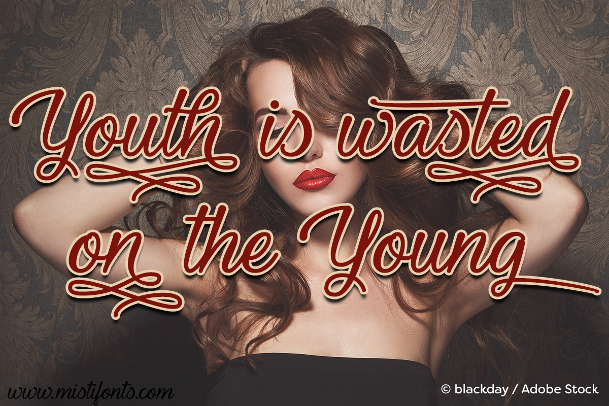 Youth and Beauty Font