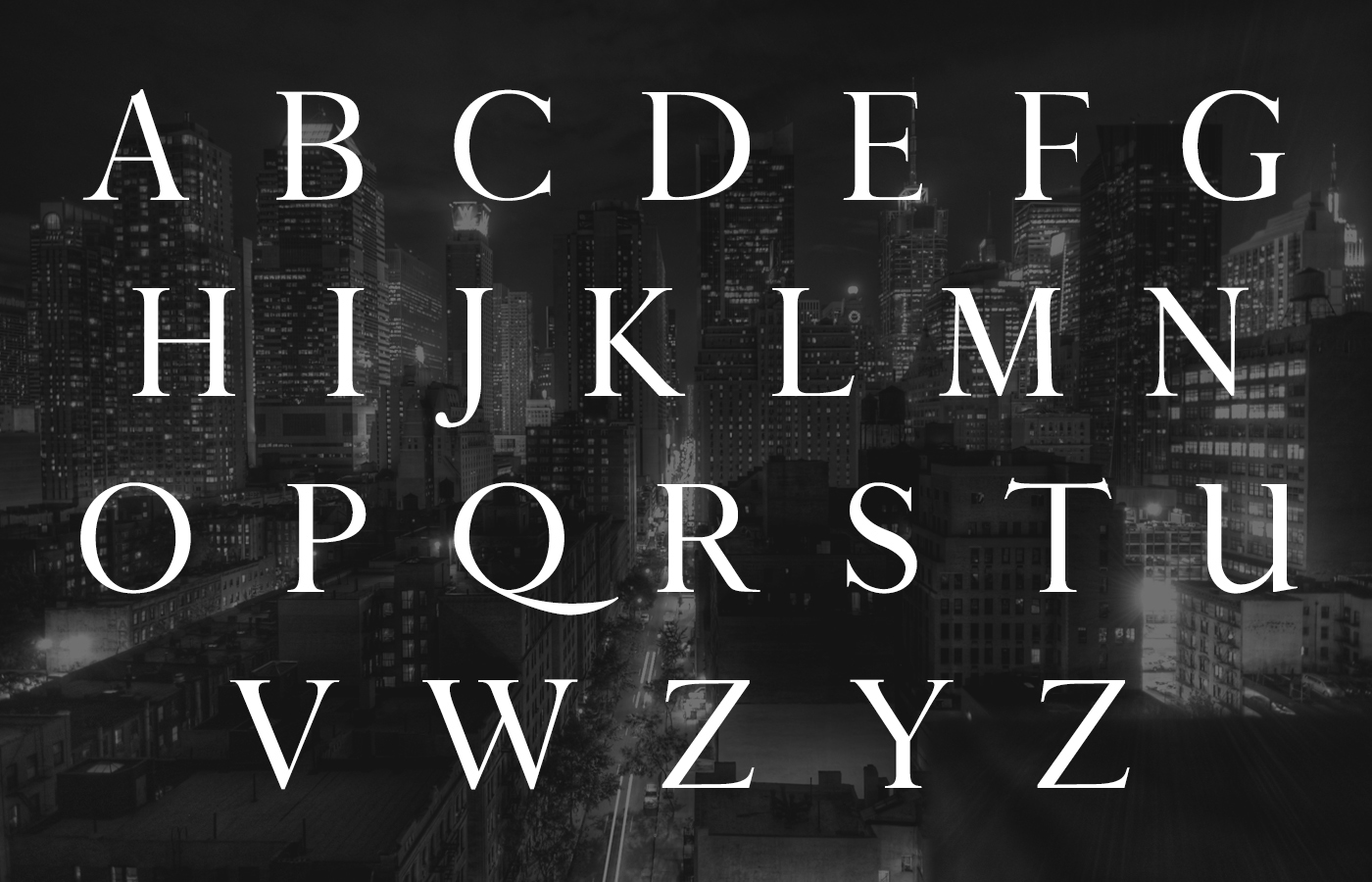 Bludhaven Font