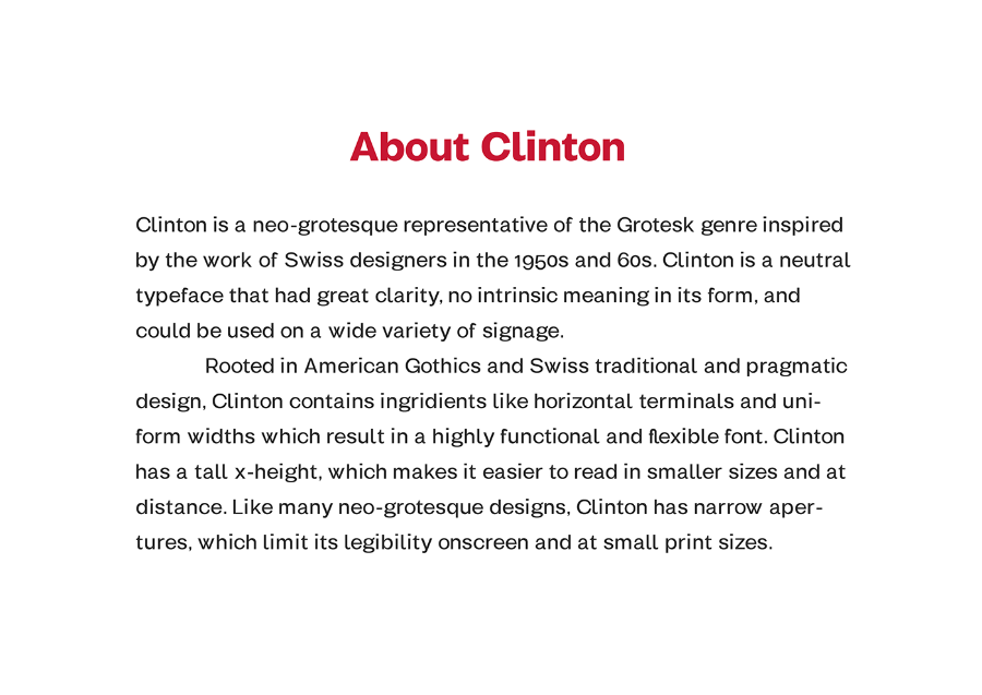 Clinton Font Family