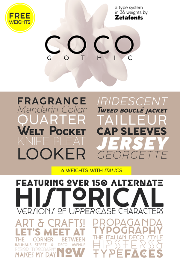 Coco Gothic Font Family