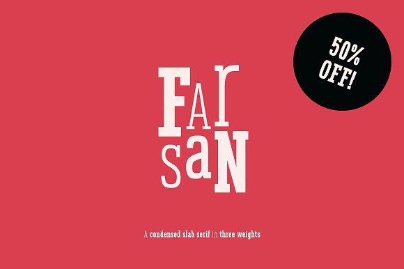 Farsan Slab Serif Font