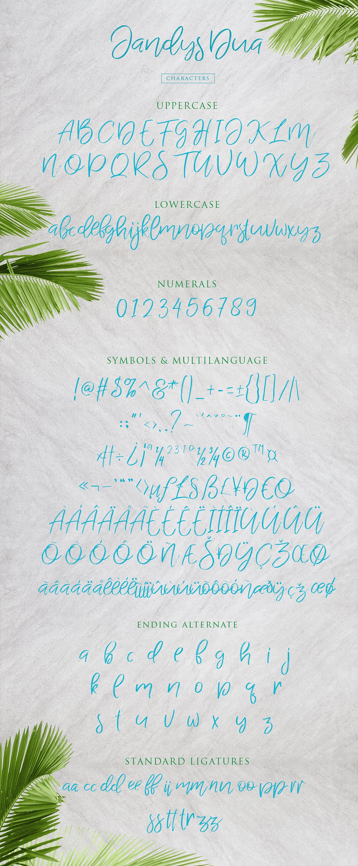 Jandys Typeface