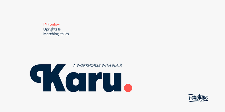 Karu Font Family