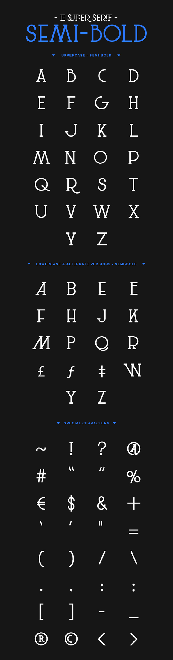 Le Super Serif Font