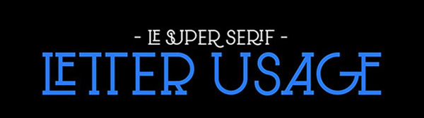 Le Super Serif Font