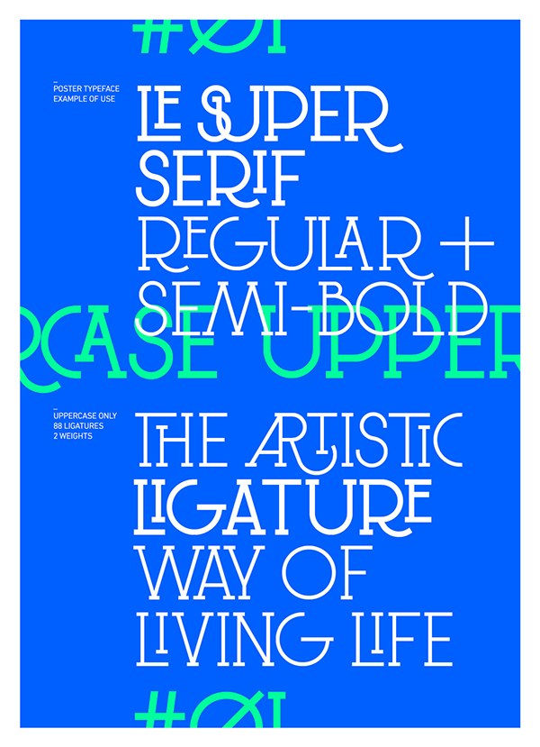 Le Super Serif Font