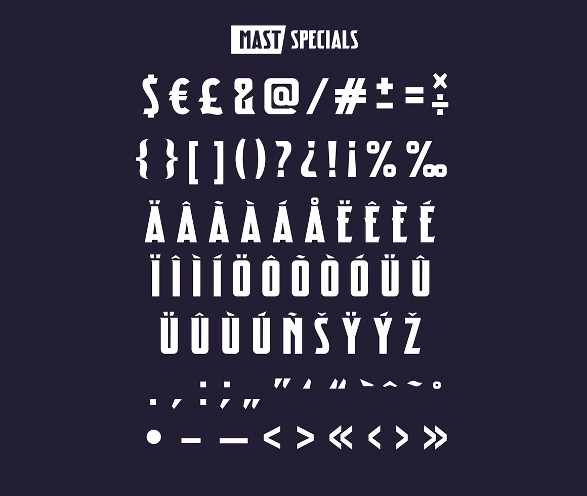 Mast Typeface