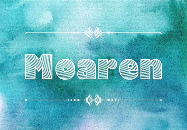 Moaren Font