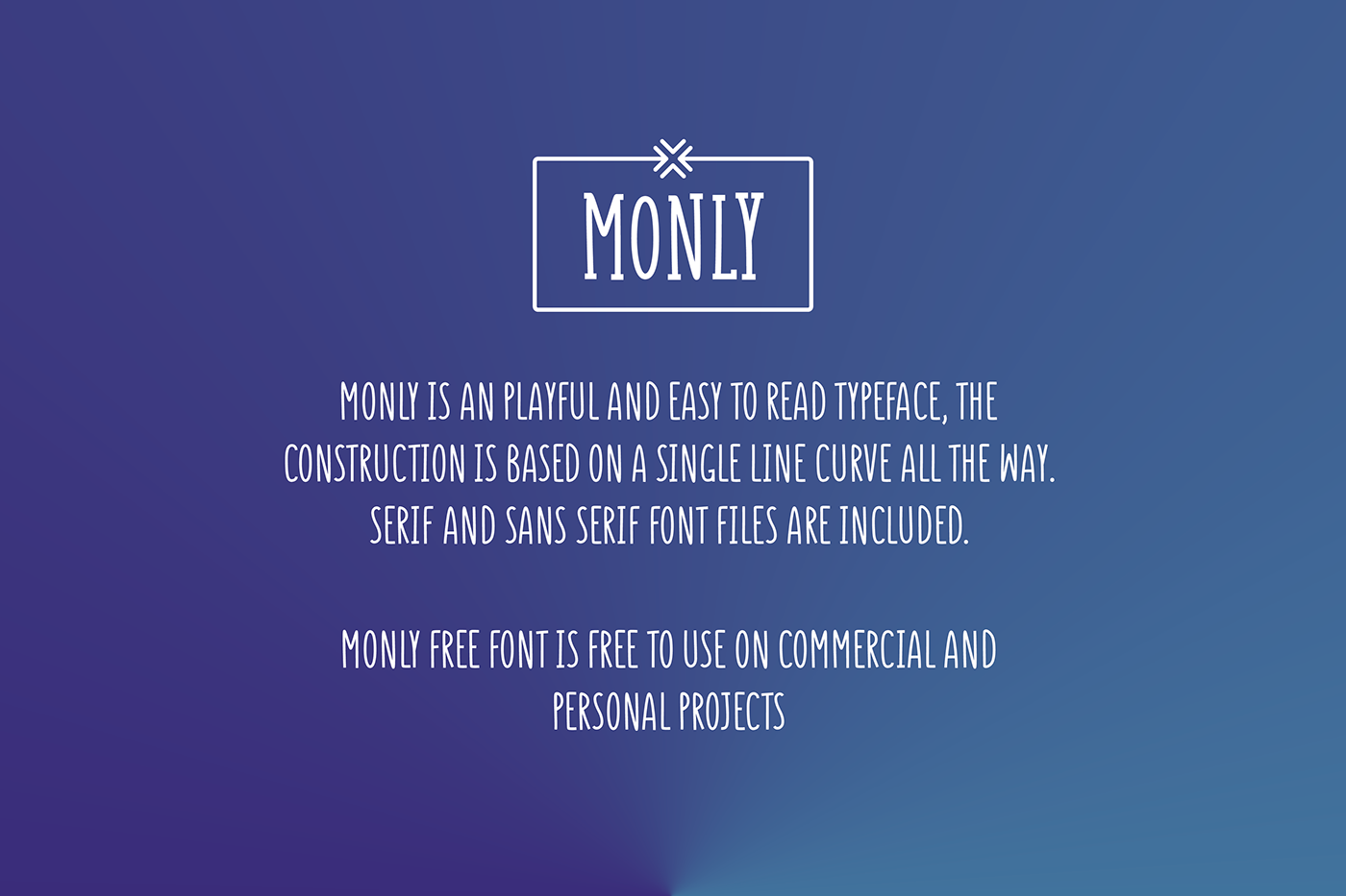 Monly Free Font