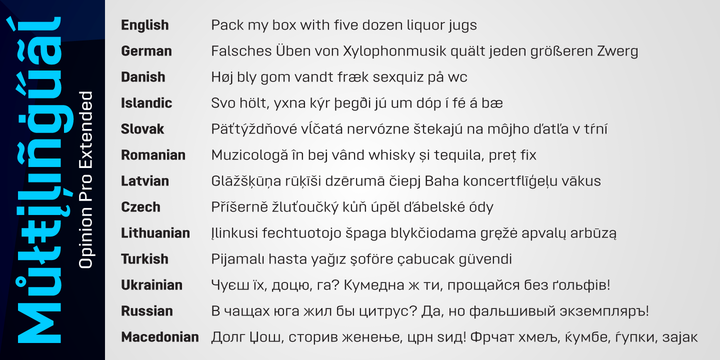 Opinion Pro Font Family