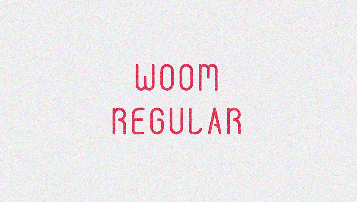 Woom Typeface