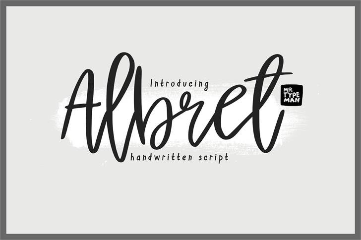 Albret Handwritten Font