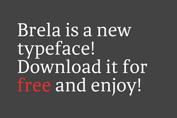 Brela Typeface