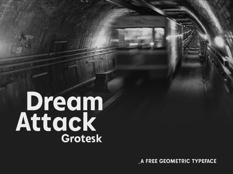 Dream Attack Grotesk Font