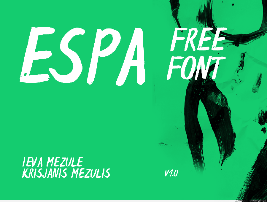 Espa Extended Brush Font