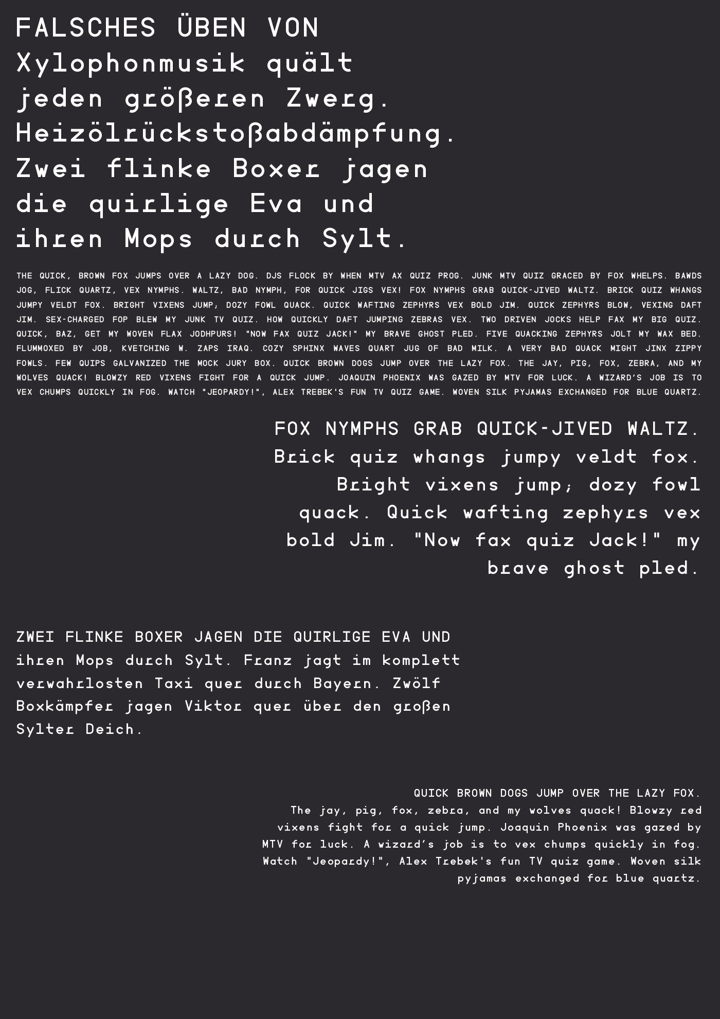 Minimal Mono Font