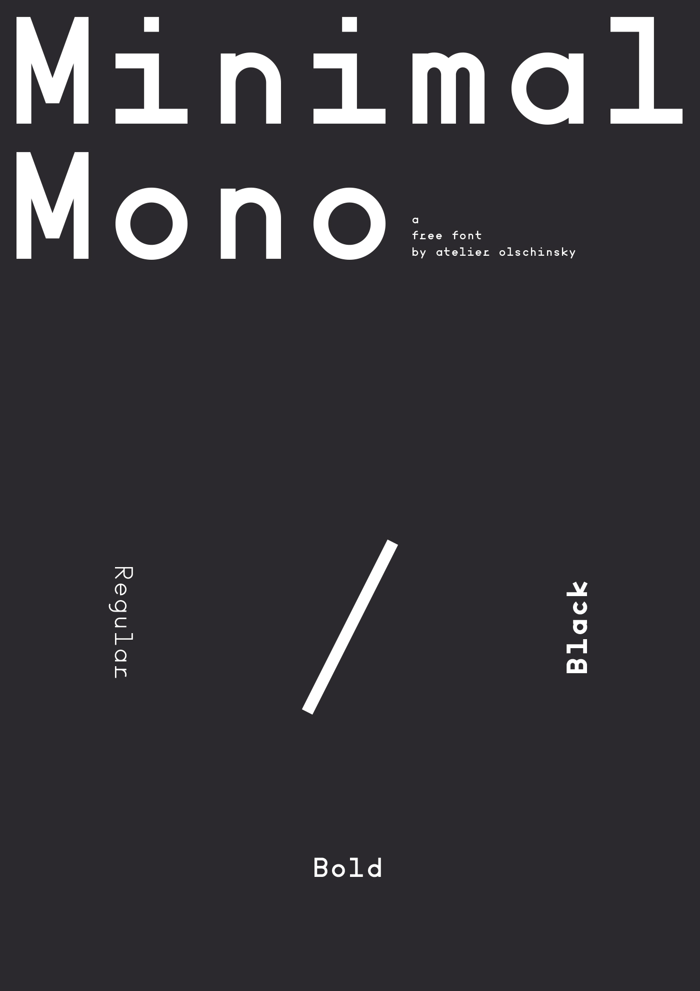 Minimal Mono Font