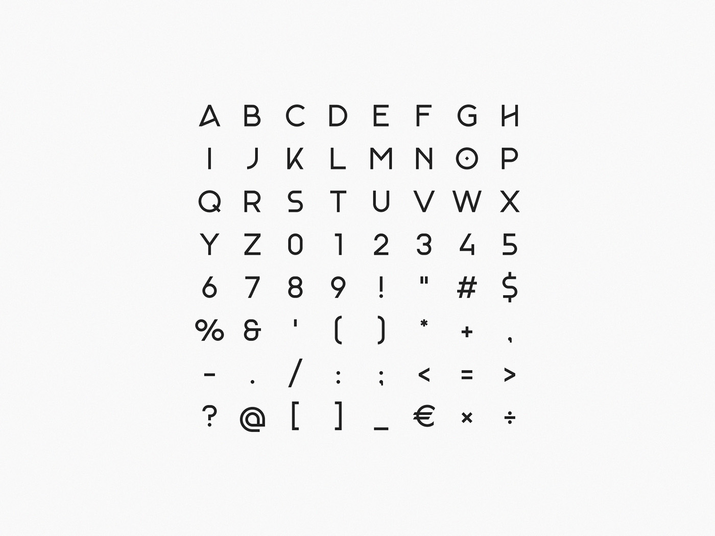 Monad Typeface