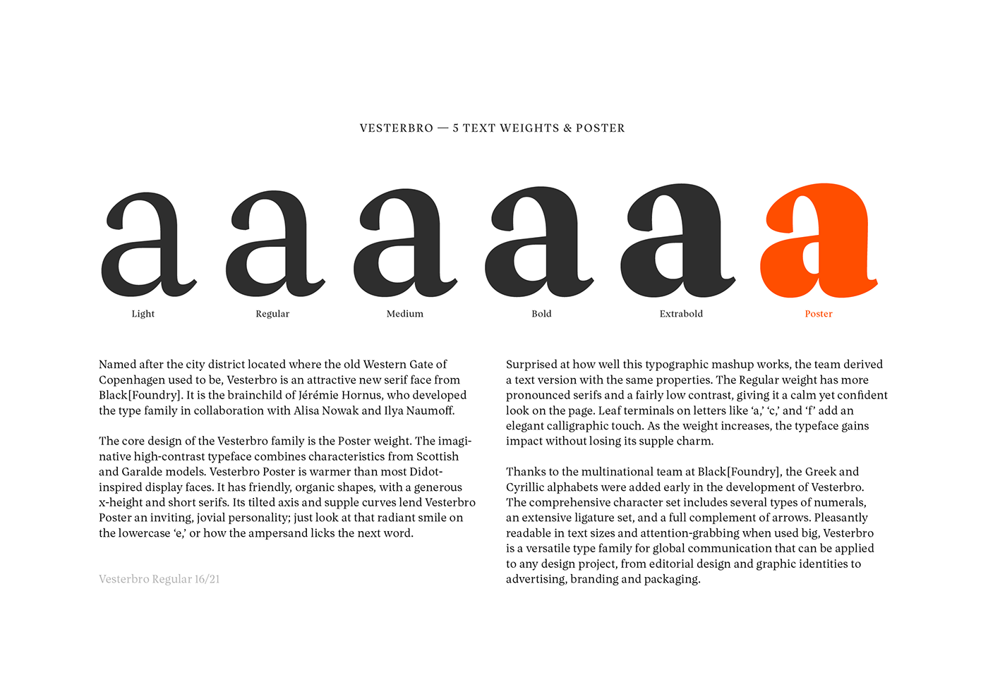 Vesterbro Font Family