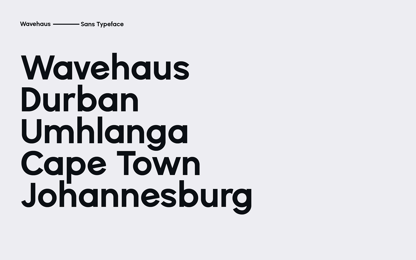 Wavehaus Font Family