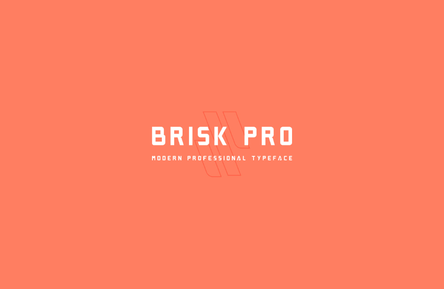 Brisk Pro Typeface