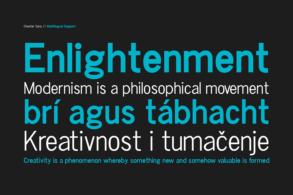 Chester Sans Font Family