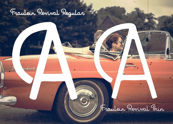 Fraulein Revival Typeface