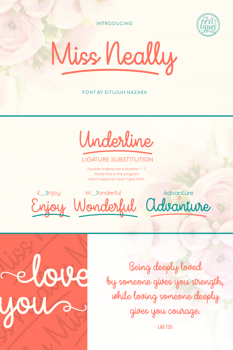 Miss Neally Script Font