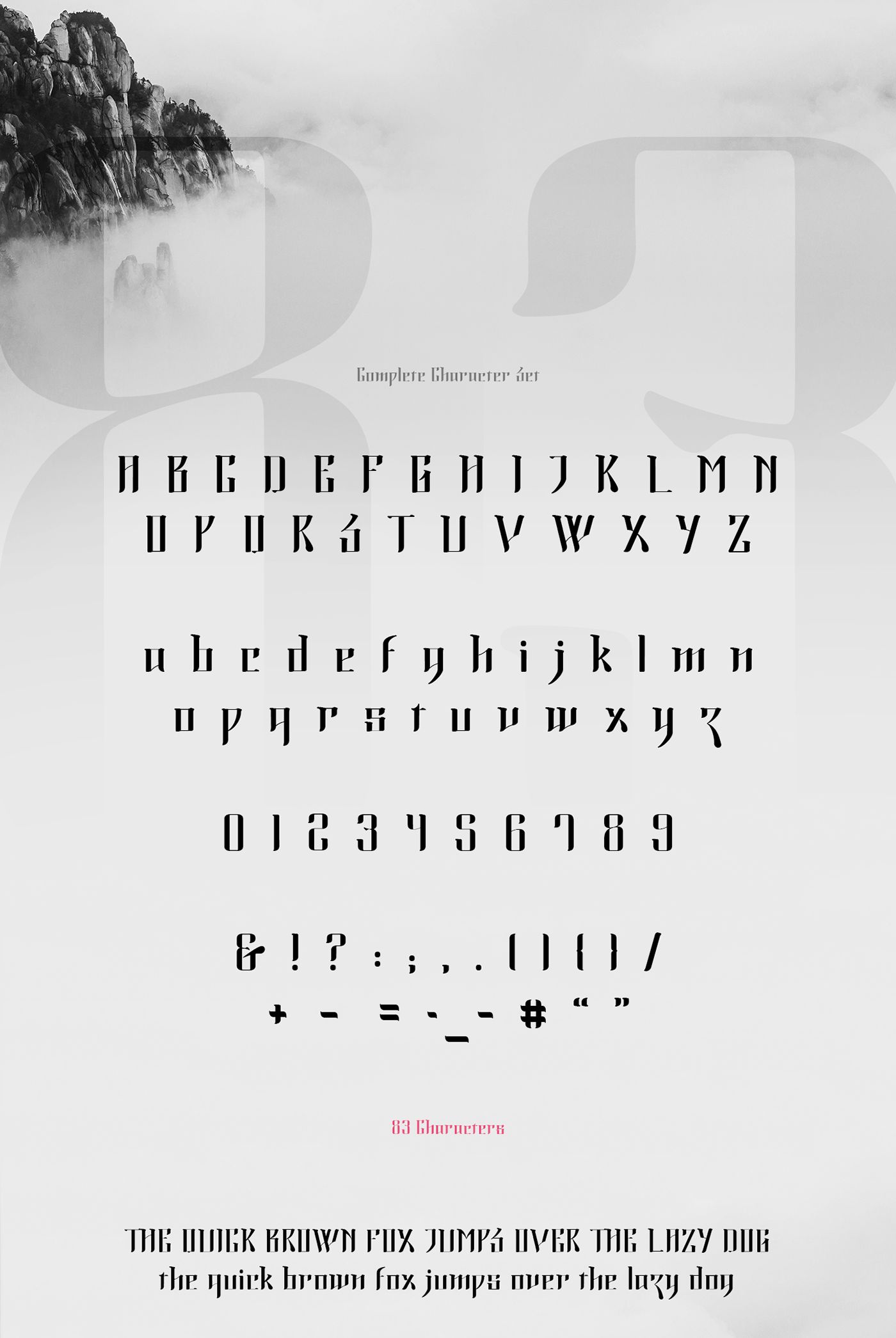 Morning Calm Typeface