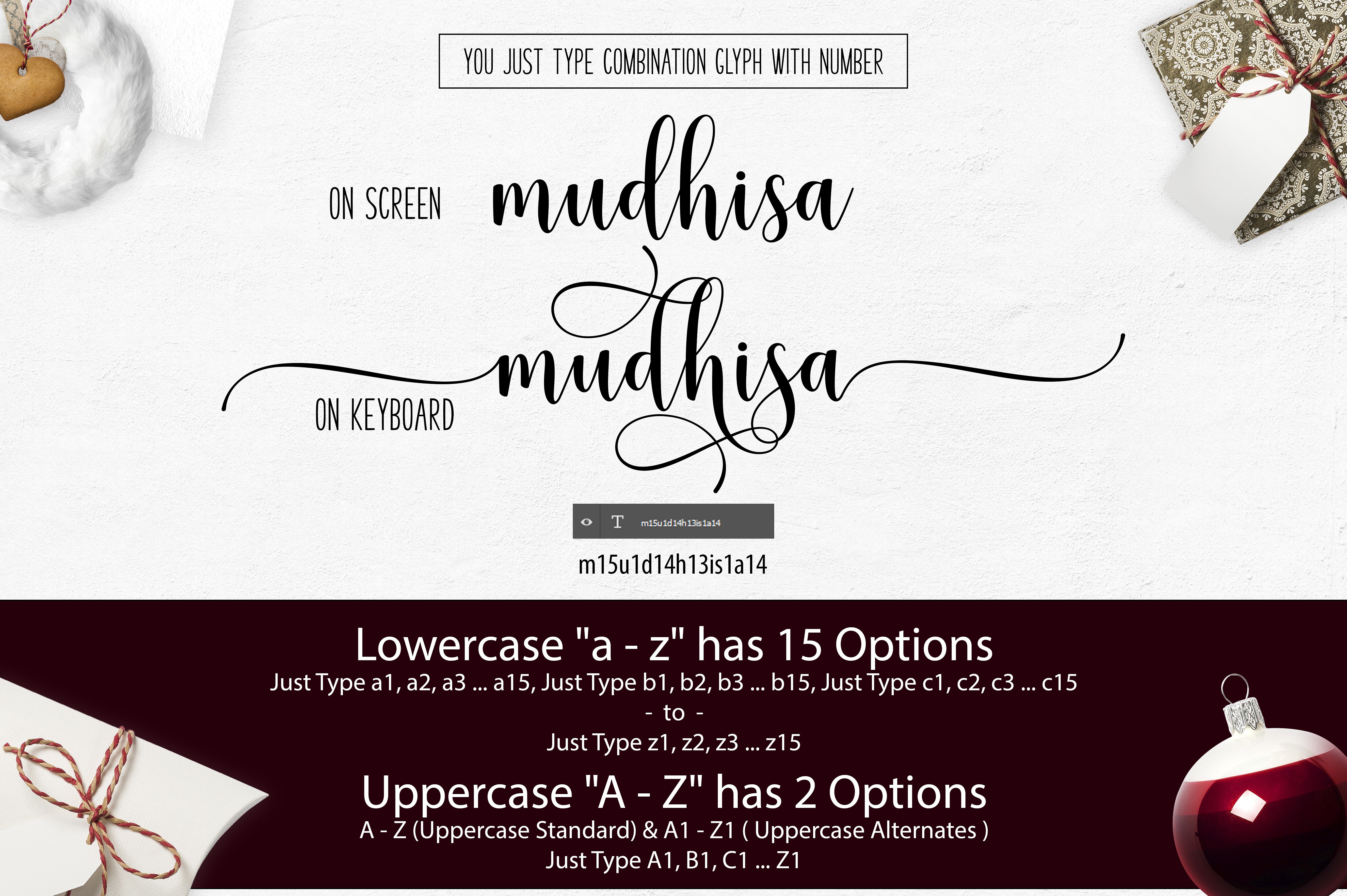 Mudhisa Script Font